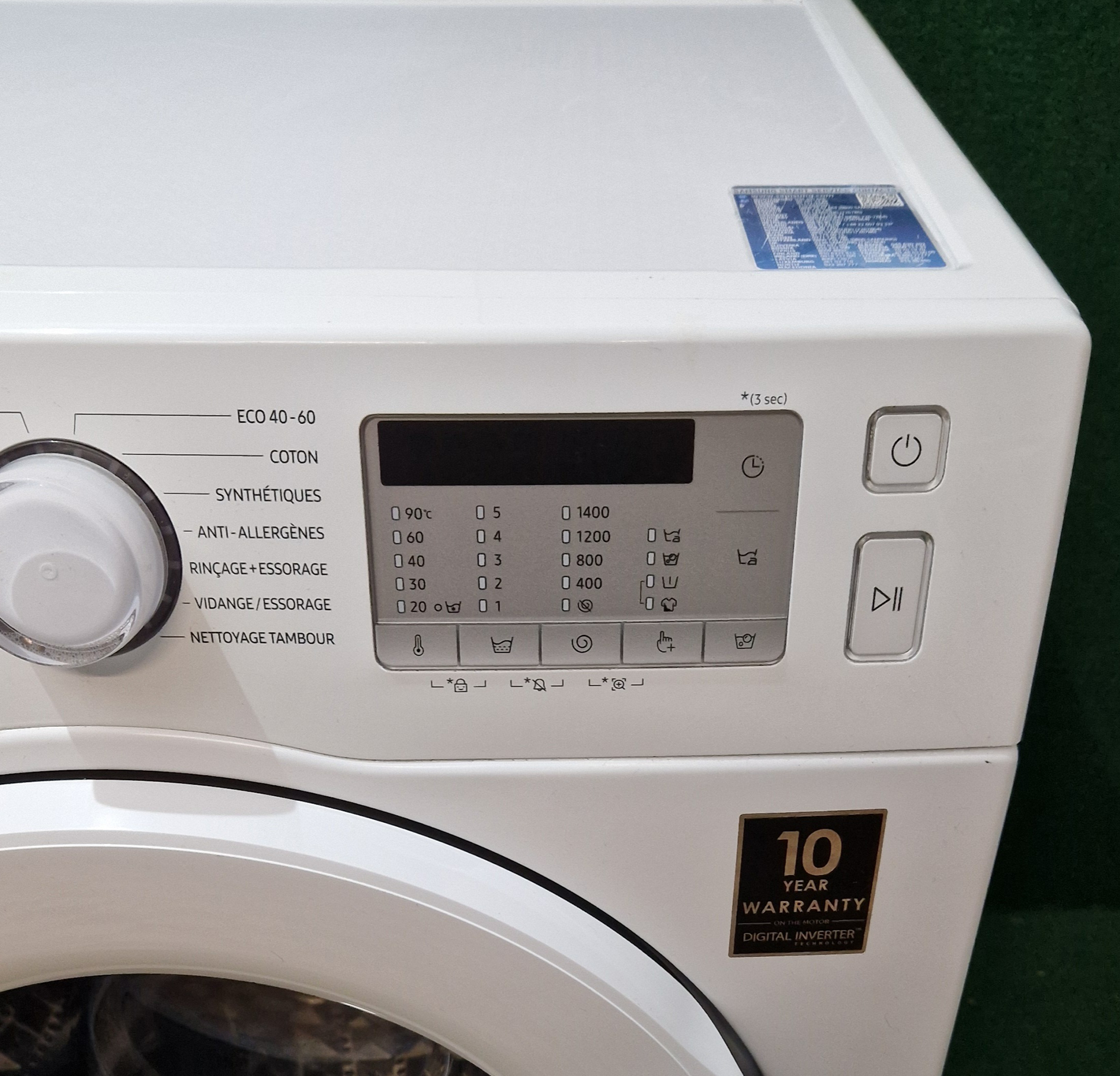  Lave-linge SAMSUNG 8kg ecobubble Vapeur image 4